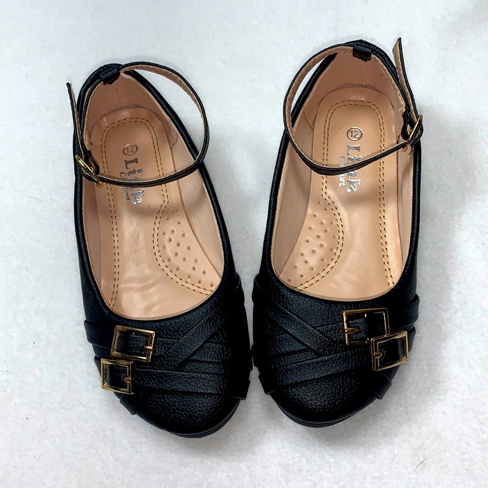 Link Comfort flats with ankle strap - Girl’s 12